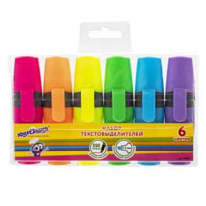 Набор текстовыделителей 6цв. Юнландия 